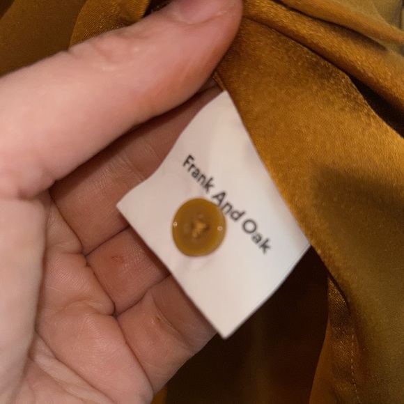 Frank and Oak blouse with tie - Picture 7 of 9